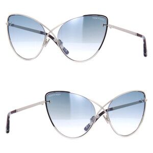 Tom Ford Blue Gradient Cat-Eye Sunglasses
